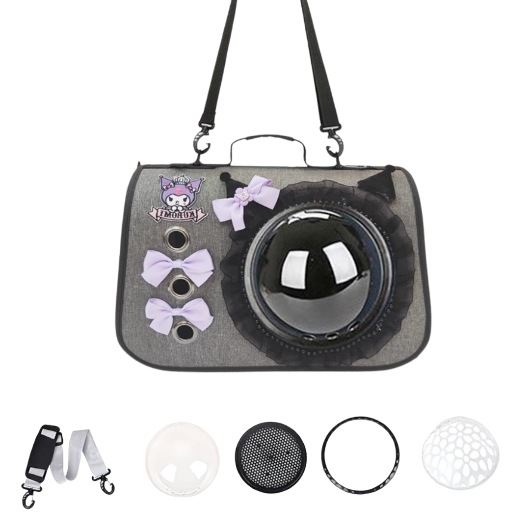Sling Bunny Ear Panoramic Pet Carrier Bag - Image 8