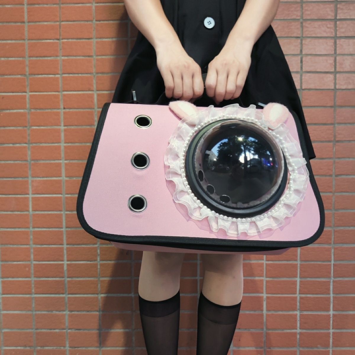 Sling Bunny Ear Panoramic Pet Carrier Bag - Image 3