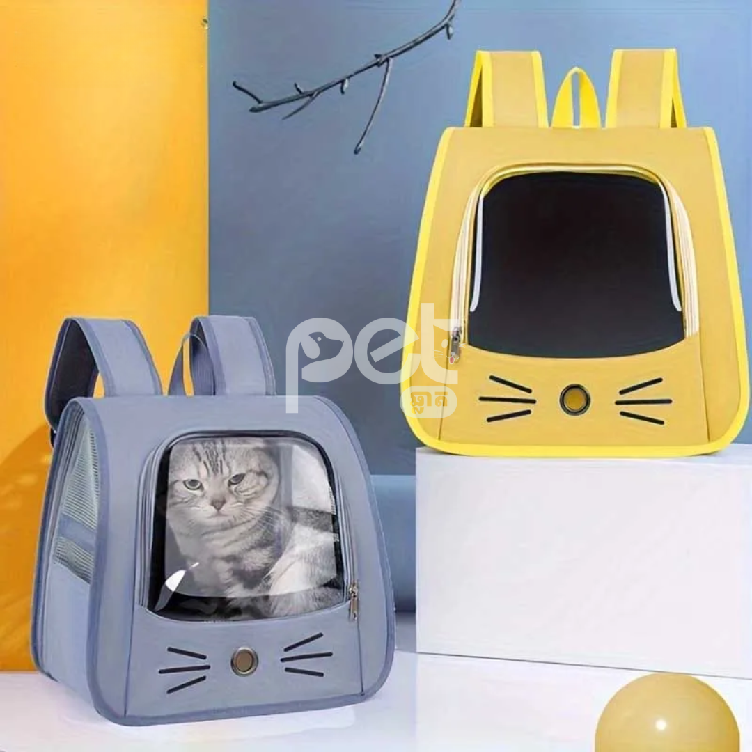 Cat-Face Panoramic Pet Backpack