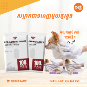 Kojima Pet Cleaning Gloves (12pcs)