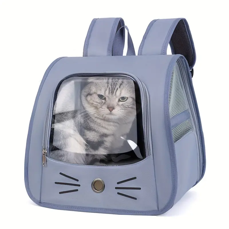 Cat-Face Panoramic Pet Backpack - Image 2