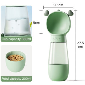 Alternative view of 2-in-1 Portable Pet Travel Bottle & Snack Container