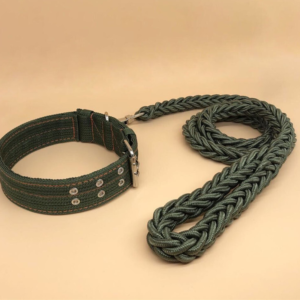 Alternative view of Heavy-Duty Tactical Collar & Braided Leash Set