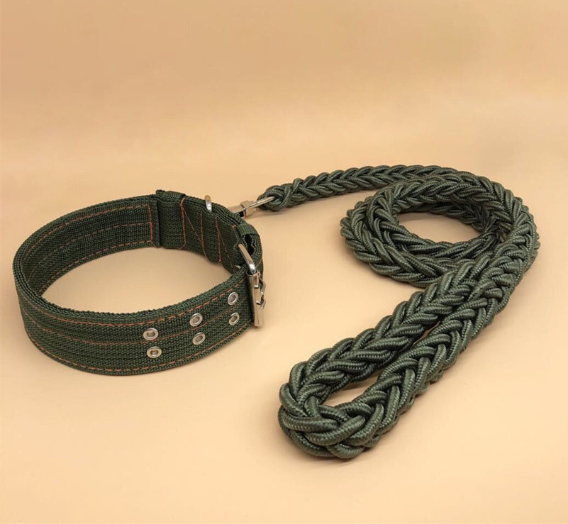 Heavy-Duty Tactical Collar & Braided Leash Set - Image 2