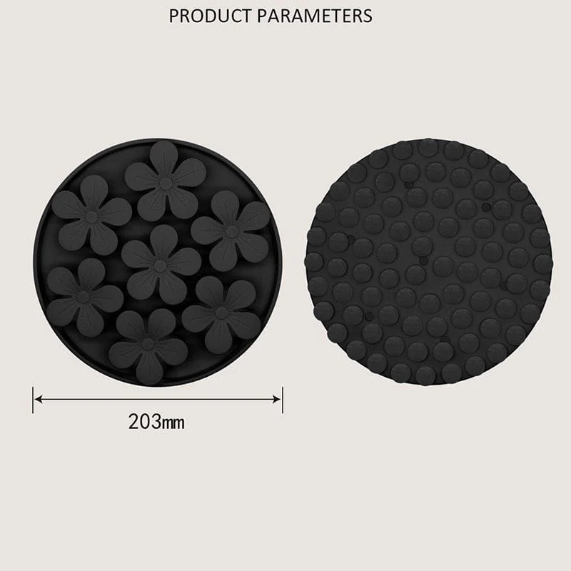 Floral Silicone Slow Feeder Mat - Image 3