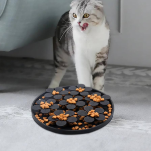 Floral Silicone Slow Feeder Mat
