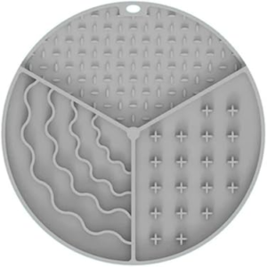 3-Partition Silicone Slow Feeder & Lick Mat