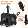 Ultra-Lightweight Compact Pet Stroller