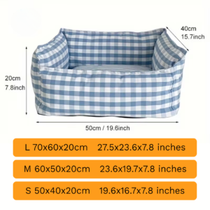 Alternative view of The Ultimate Gingham Snuggle Bed