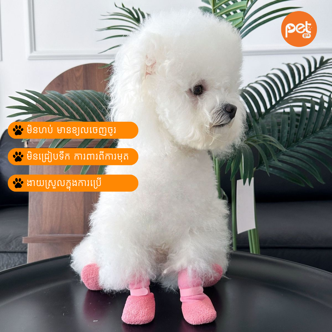 Anti-Slip Waterproof Dipped Pet Socks - Image 2