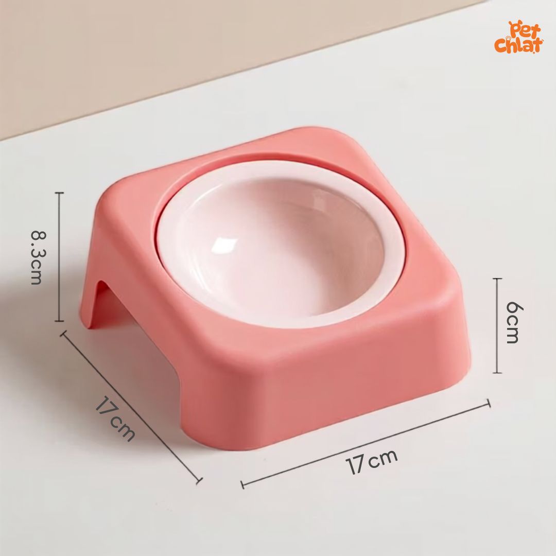 Ergonomic Elevated Ceramic Pet Bowl - Image 3