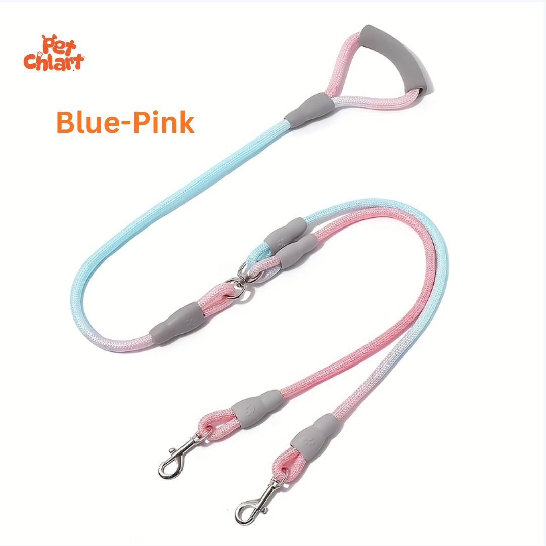 Premium Tangle-Free Double Pet Leash