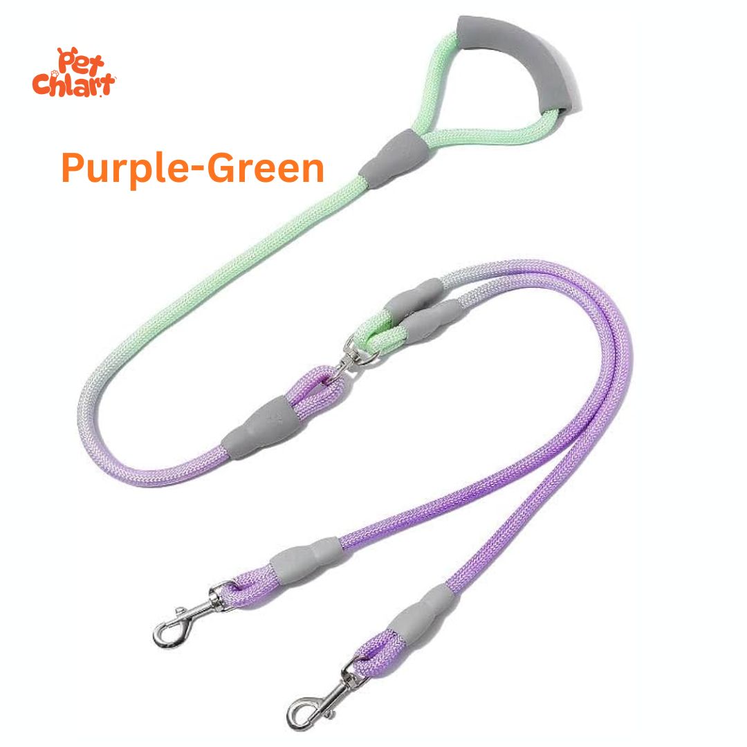 Premium Tangle-Free Double Pet Leash - Image 2