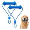 Hands-Free Dog Toothbrush & Muzzle Teething Bone