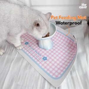 Alternative view of Snap-Corner Spill-Proof Waterproof Pet Feeding Mat